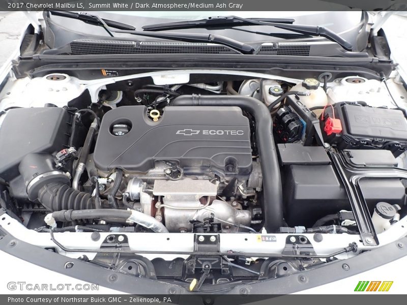 Summit White / Dark Atmosphere/Medium Ash Gray 2017 Chevrolet Malibu LS