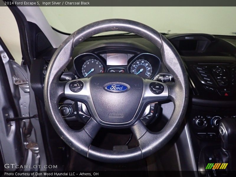 Ingot Silver / Charcoal Black 2014 Ford Escape S