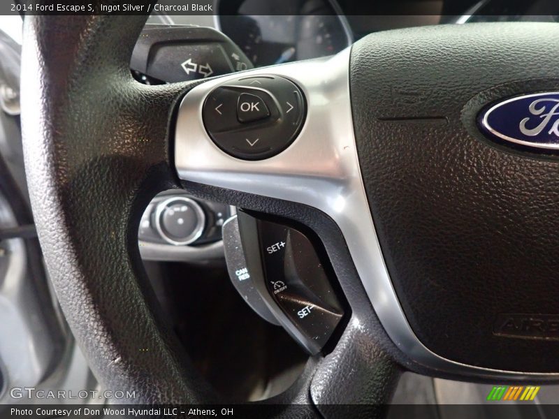 Ingot Silver / Charcoal Black 2014 Ford Escape S