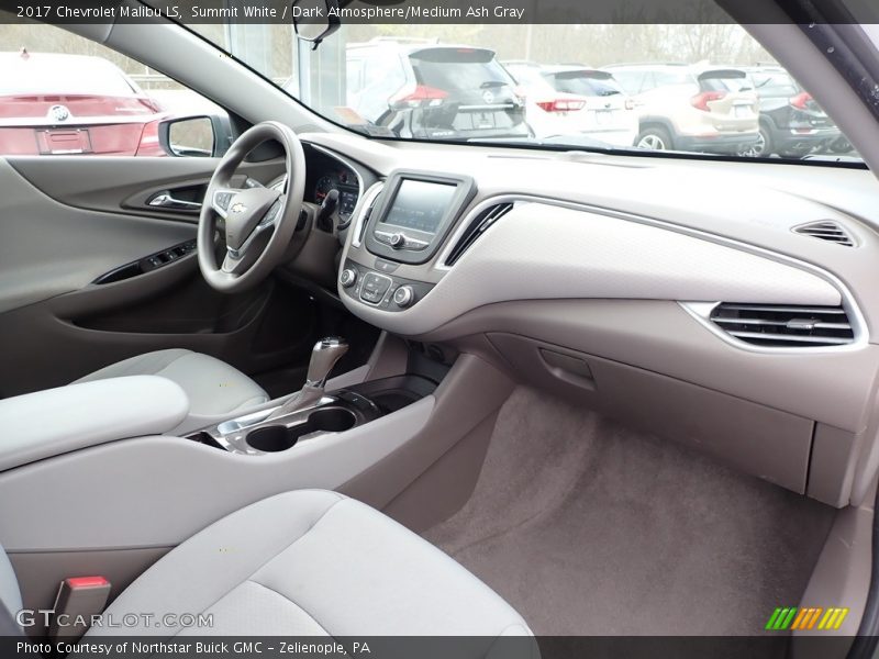 Summit White / Dark Atmosphere/Medium Ash Gray 2017 Chevrolet Malibu LS