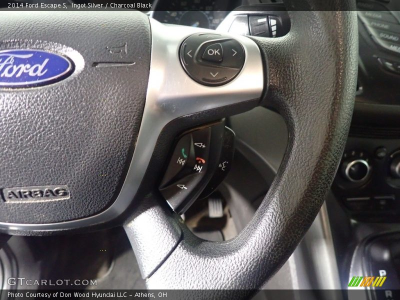 Ingot Silver / Charcoal Black 2014 Ford Escape S
