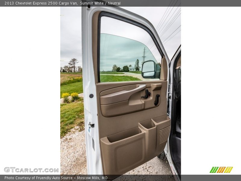 Door Panel of 2013 Express 2500 Cargo Van