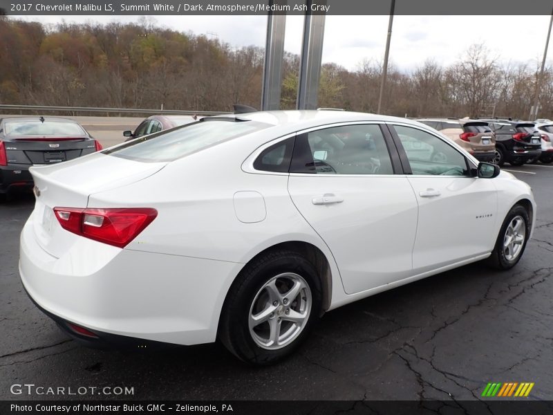 Summit White / Dark Atmosphere/Medium Ash Gray 2017 Chevrolet Malibu LS