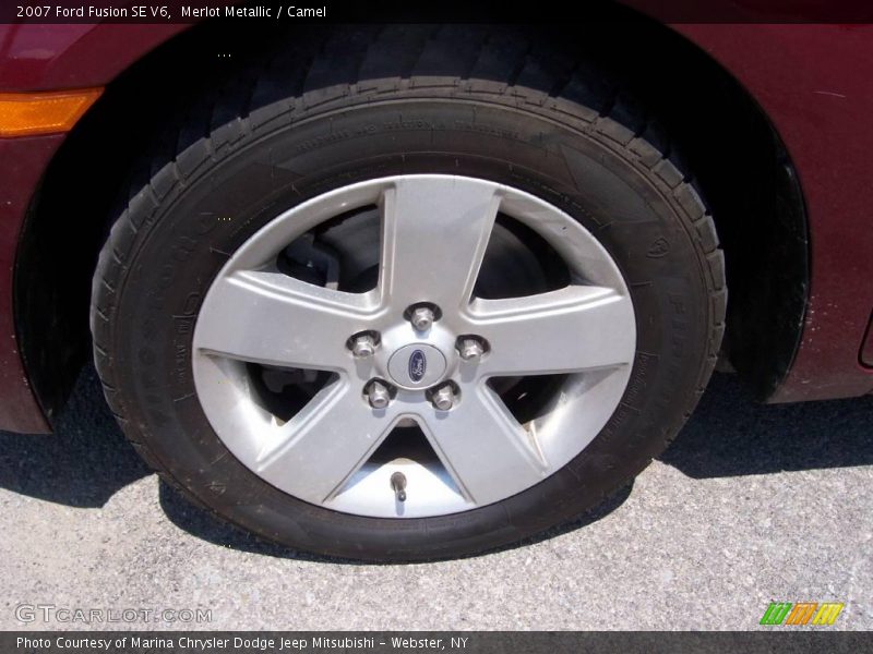Merlot Metallic / Camel 2007 Ford Fusion SE V6