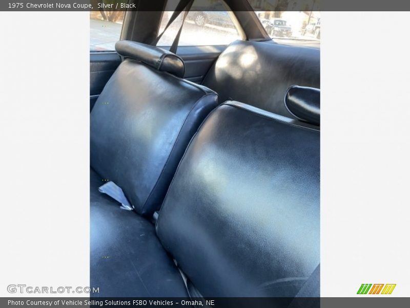Silver / Black 1975 Chevrolet Nova Coupe