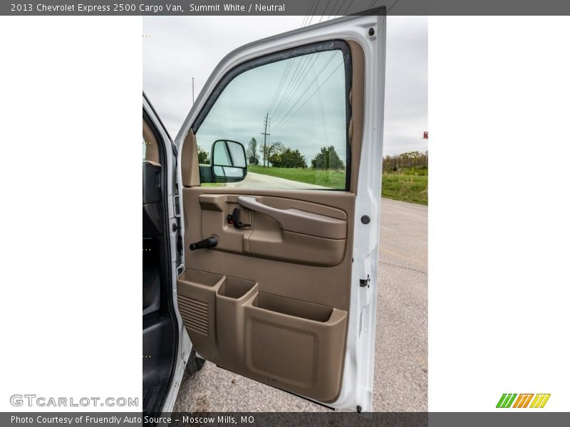 Door Panel of 2013 Express 2500 Cargo Van