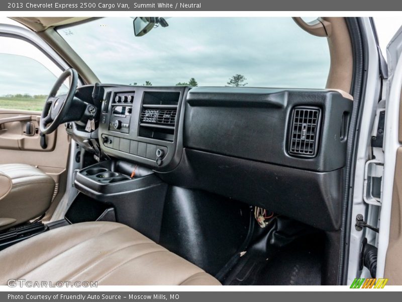 Dashboard of 2013 Express 2500 Cargo Van