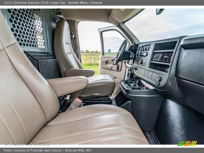 Front Seat of 2013 Express 2500 Cargo Van