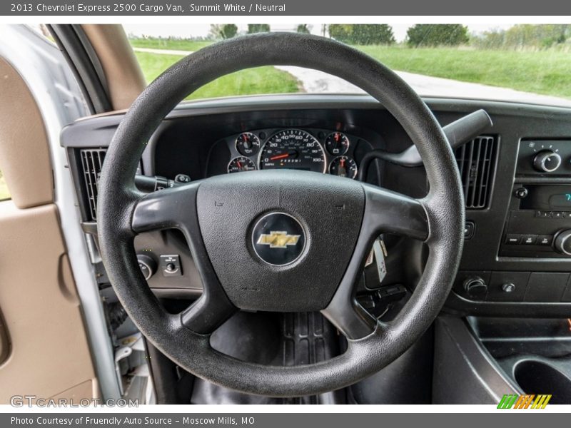  2013 Express 2500 Cargo Van Steering Wheel