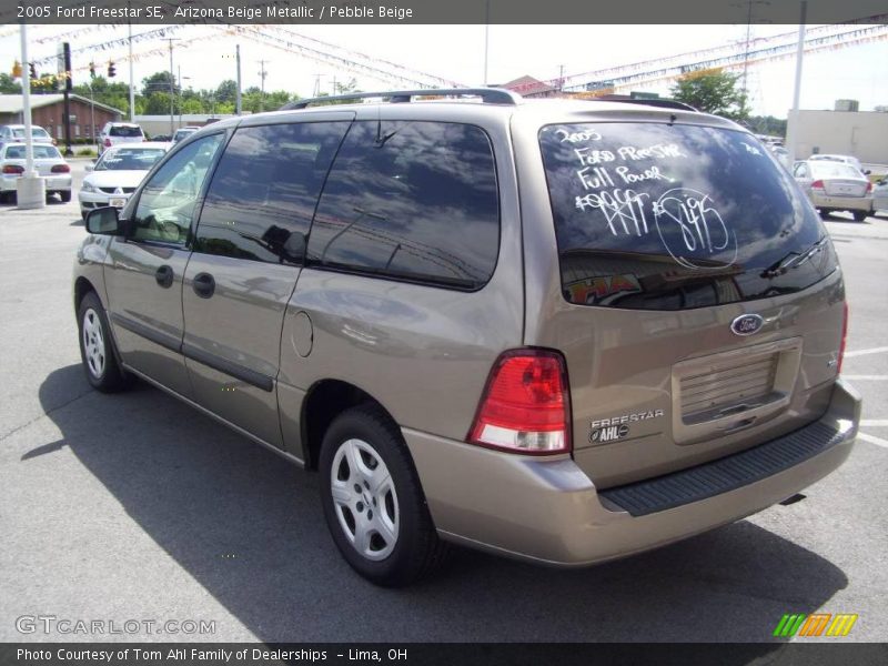 Arizona Beige Metallic / Pebble Beige 2005 Ford Freestar SE