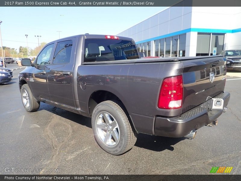 Granite Crystal Metallic / Black/Diesel Gray 2017 Ram 1500 Express Crew Cab 4x4