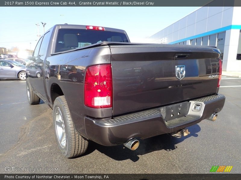 Granite Crystal Metallic / Black/Diesel Gray 2017 Ram 1500 Express Crew Cab 4x4