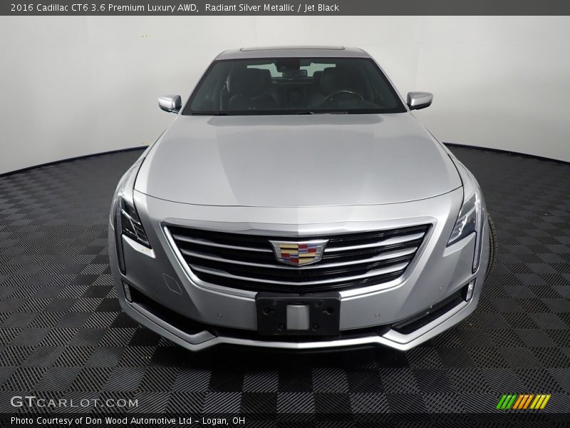 Radiant Silver Metallic / Jet Black 2016 Cadillac CT6 3.6 Premium Luxury AWD