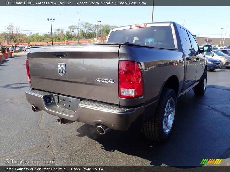 Granite Crystal Metallic / Black/Diesel Gray 2017 Ram 1500 Express Crew Cab 4x4