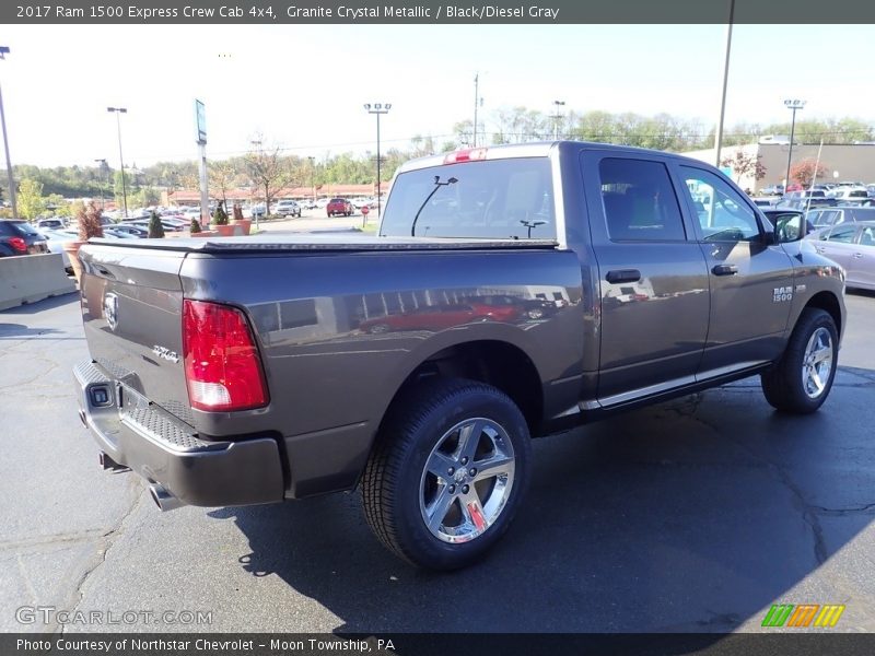 Granite Crystal Metallic / Black/Diesel Gray 2017 Ram 1500 Express Crew Cab 4x4