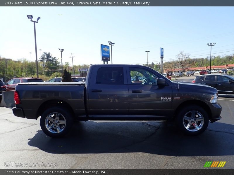 Granite Crystal Metallic / Black/Diesel Gray 2017 Ram 1500 Express Crew Cab 4x4