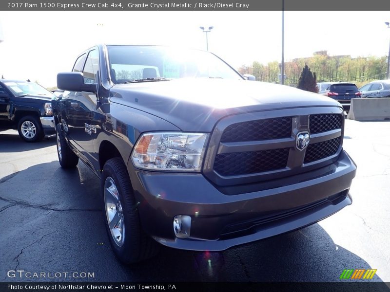 Granite Crystal Metallic / Black/Diesel Gray 2017 Ram 1500 Express Crew Cab 4x4