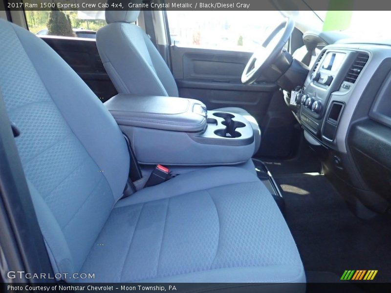Granite Crystal Metallic / Black/Diesel Gray 2017 Ram 1500 Express Crew Cab 4x4