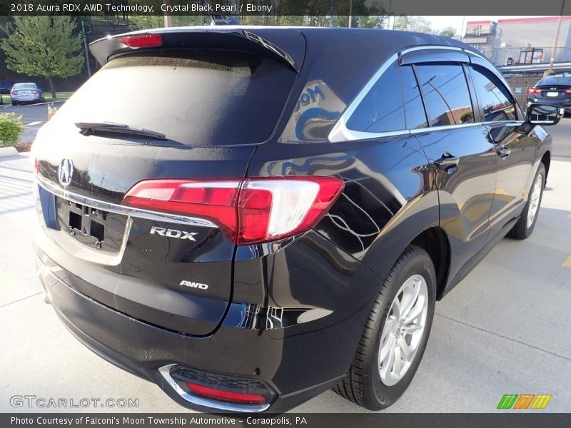Crystal Black Pearl / Ebony 2018 Acura RDX AWD Technology