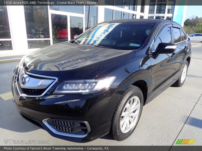 Crystal Black Pearl / Ebony 2018 Acura RDX AWD Technology