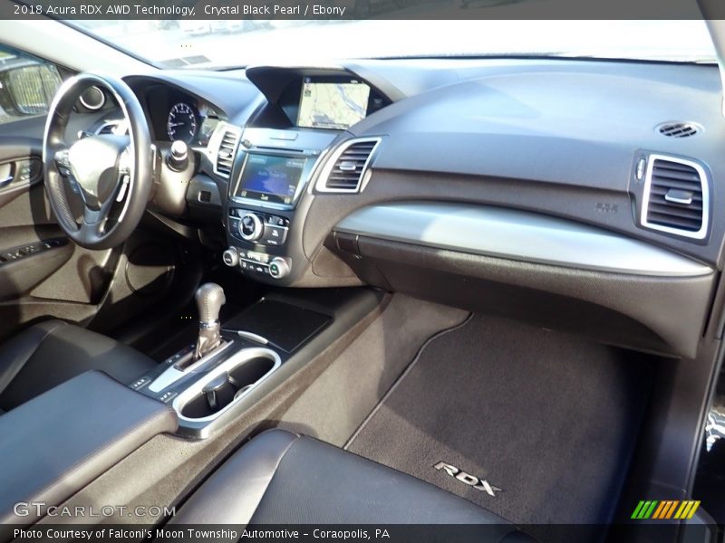Crystal Black Pearl / Ebony 2018 Acura RDX AWD Technology