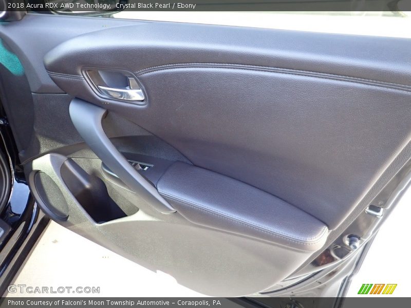 Crystal Black Pearl / Ebony 2018 Acura RDX AWD Technology