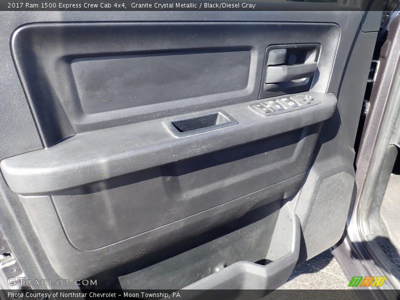 Granite Crystal Metallic / Black/Diesel Gray 2017 Ram 1500 Express Crew Cab 4x4