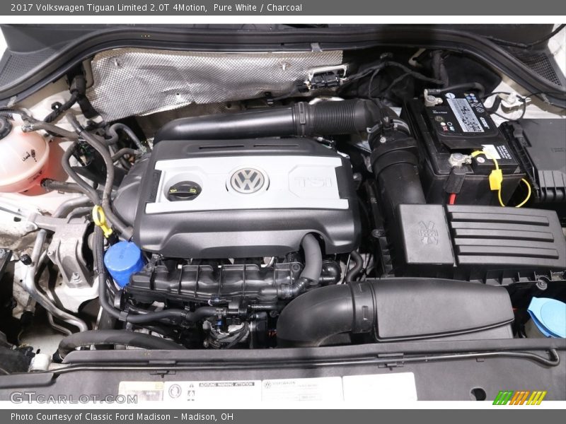  2017 Tiguan Limited 2.0T 4Motion Engine - 2.0 Liter TSI Turbocharged DOHC 16-Valve VVT 4 Cylinder