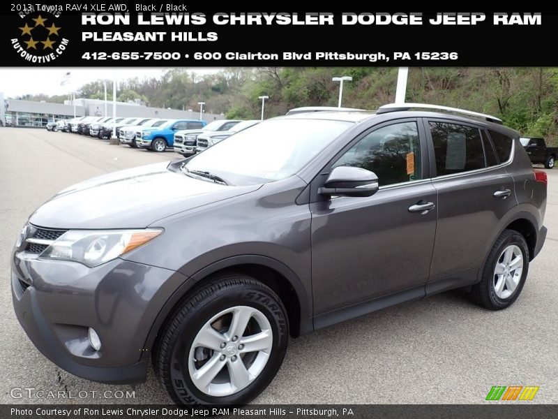 Black / Black 2013 Toyota RAV4 XLE AWD
