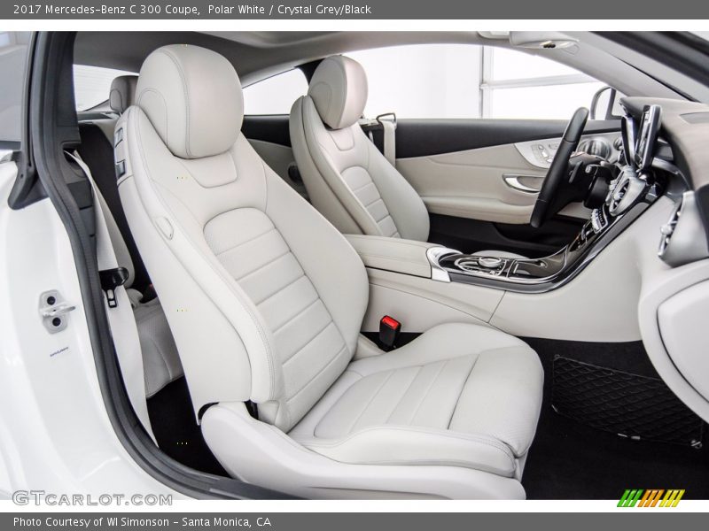 Polar White / Crystal Grey/Black 2017 Mercedes-Benz C 300 Coupe