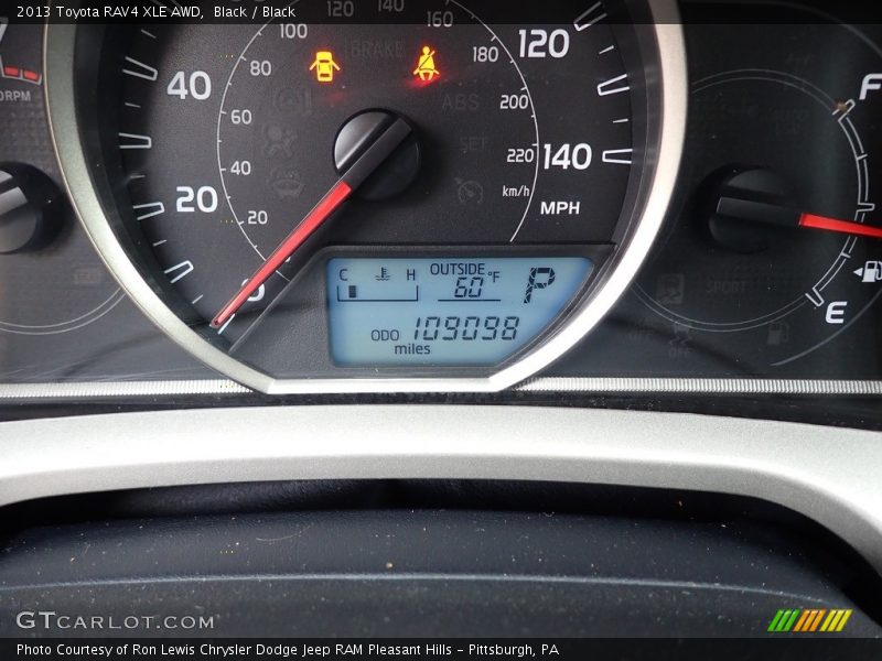 Black / Black 2013 Toyota RAV4 XLE AWD