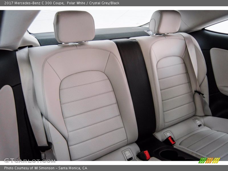 Polar White / Crystal Grey/Black 2017 Mercedes-Benz C 300 Coupe
