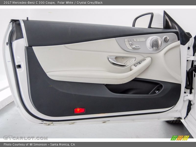 Polar White / Crystal Grey/Black 2017 Mercedes-Benz C 300 Coupe