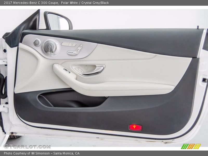 Polar White / Crystal Grey/Black 2017 Mercedes-Benz C 300 Coupe