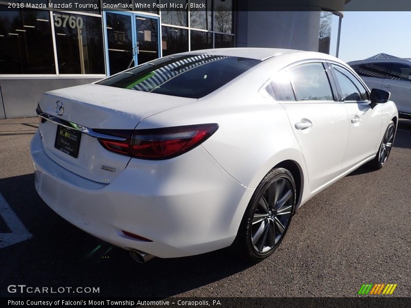 Snowflake White Pearl Mica / Black 2018 Mazda Mazda6 Touring