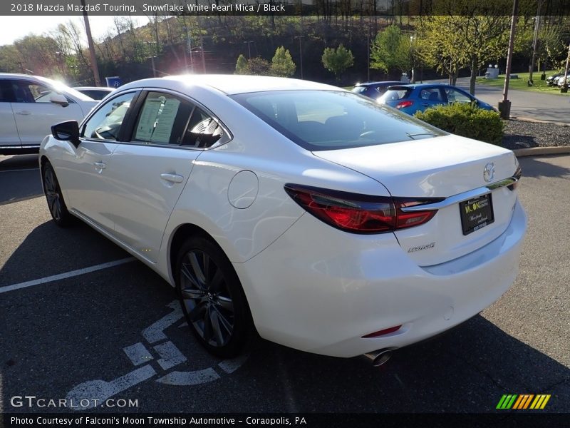 Snowflake White Pearl Mica / Black 2018 Mazda Mazda6 Touring