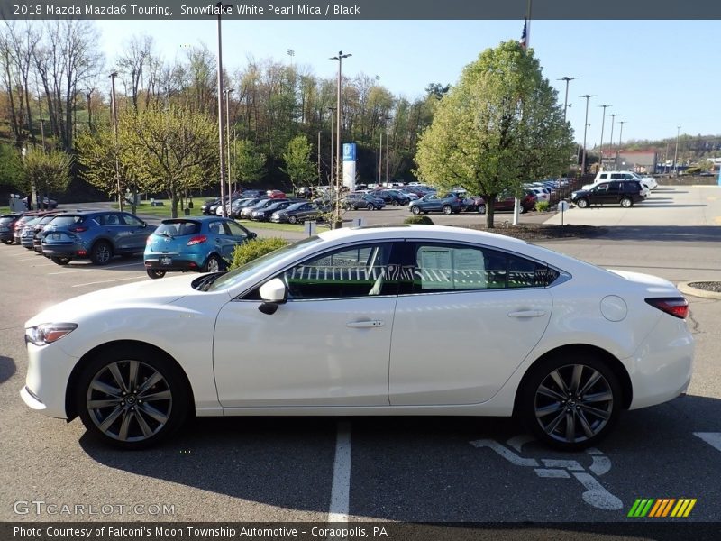 Snowflake White Pearl Mica / Black 2018 Mazda Mazda6 Touring
