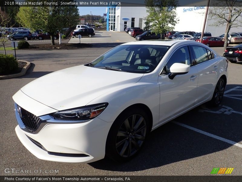 Snowflake White Pearl Mica / Black 2018 Mazda Mazda6 Touring
