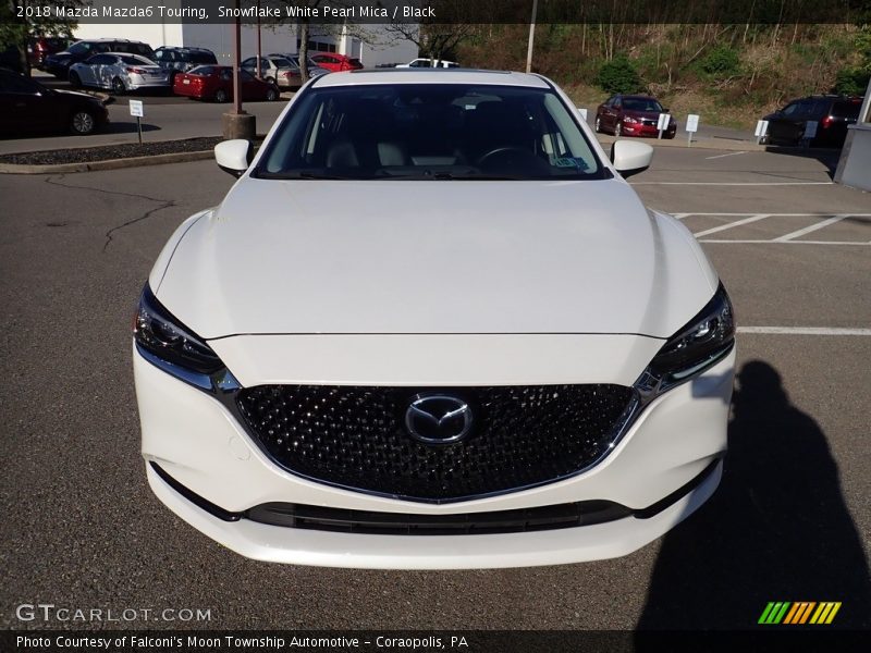 Snowflake White Pearl Mica / Black 2018 Mazda Mazda6 Touring