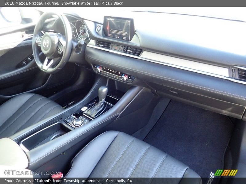 Snowflake White Pearl Mica / Black 2018 Mazda Mazda6 Touring