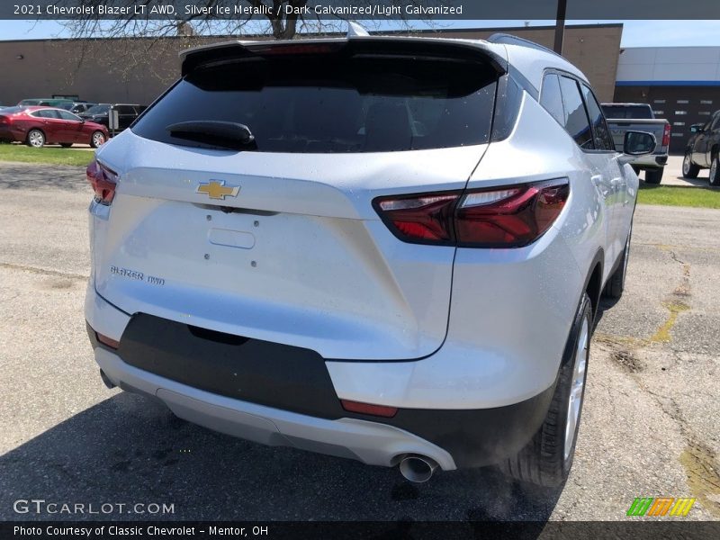 Silver Ice Metallic / Dark Galvanized/Light Galvanized 2021 Chevrolet Blazer LT AWD