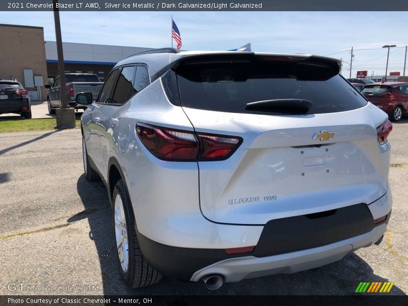 Silver Ice Metallic / Dark Galvanized/Light Galvanized 2021 Chevrolet Blazer LT AWD