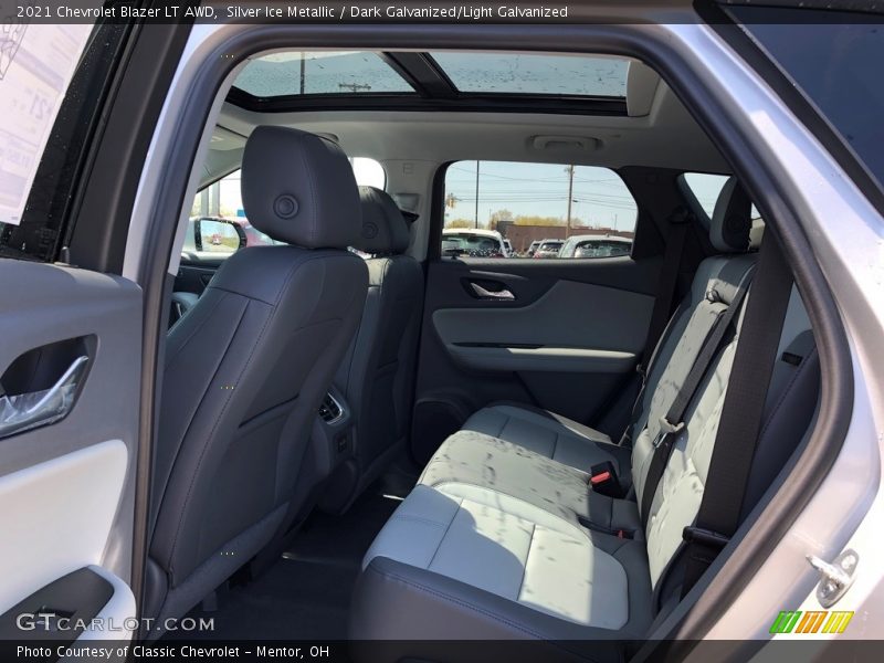 Silver Ice Metallic / Dark Galvanized/Light Galvanized 2021 Chevrolet Blazer LT AWD