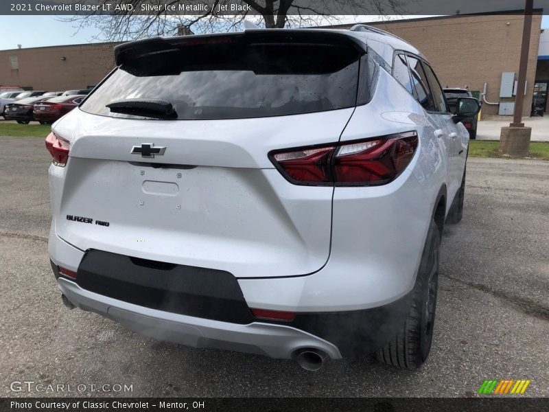 Silver Ice Metallic / Jet Black 2021 Chevrolet Blazer LT AWD