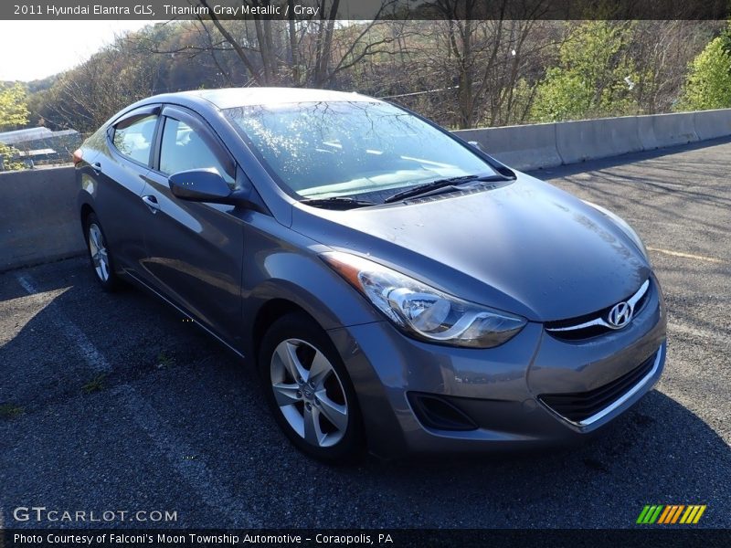 Titanium Gray Metallic / Gray 2011 Hyundai Elantra GLS