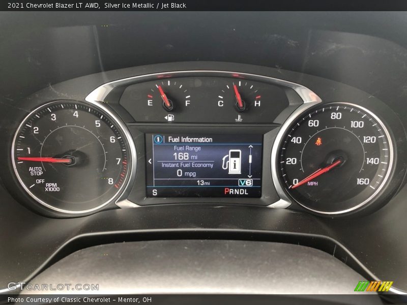 Silver Ice Metallic / Jet Black 2021 Chevrolet Blazer LT AWD