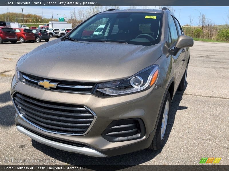 Stone Gray Metallic / Jet Black 2021 Chevrolet Trax LT