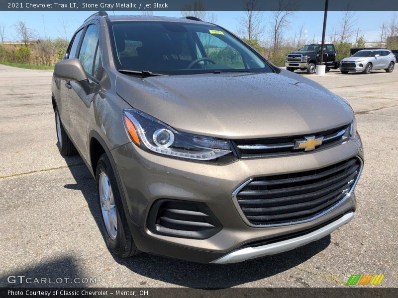 Stone Gray Metallic / Jet Black 2021 Chevrolet Trax LT