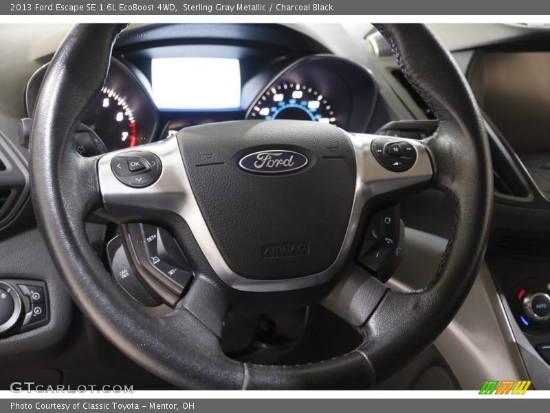 Sterling Gray Metallic / Charcoal Black 2013 Ford Escape SE 1.6L EcoBoost 4WD