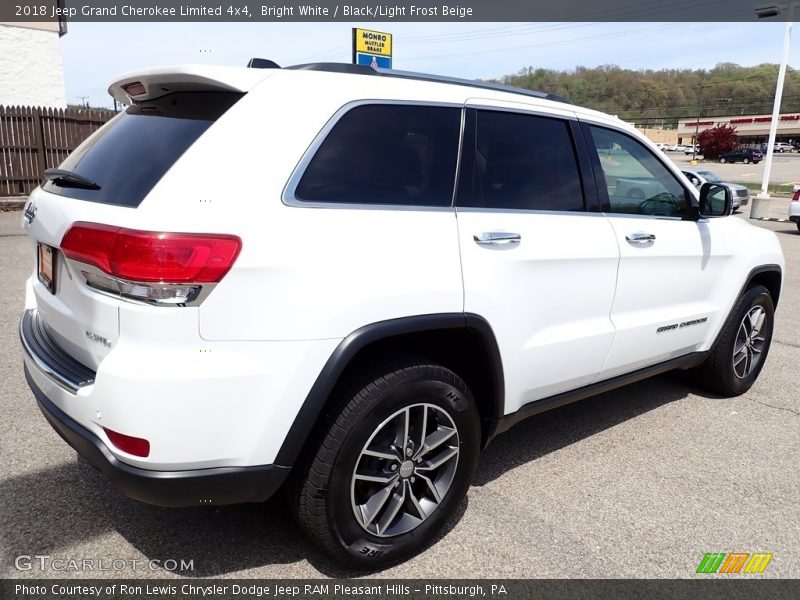 Bright White / Black/Light Frost Beige 2018 Jeep Grand Cherokee Limited 4x4